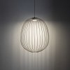 Beżowa lampa wisząca ażurowa druciana owalna minimalistyczna loftowa uniwersalna klasyczna SPHERA L 11303 TK-LIGHTING